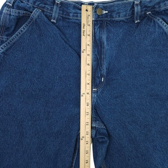 Carhartt Loose Original Fit Utility Jeans Mens 36 x 30 Dungarees B13 - DST - Picture 4 of 15